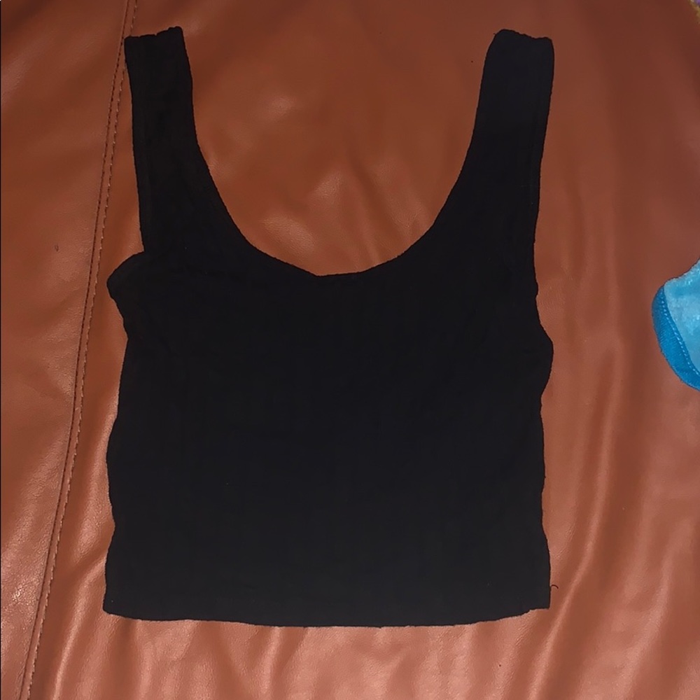 Ribbed Crop Top Tank